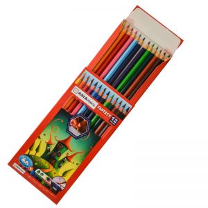 مداد رنگی 12 رنگ آسیا جعبه مقوایی | فروشگاه اینترنتی ایران‌ بُنک