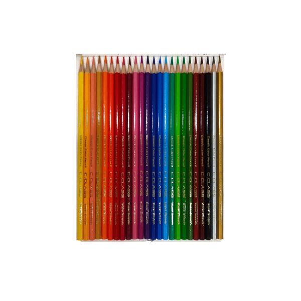مداد رنگی 24 رنگ سی کلاس مقوایی | فروشگاه اینترنتی ایران‌ بُنک