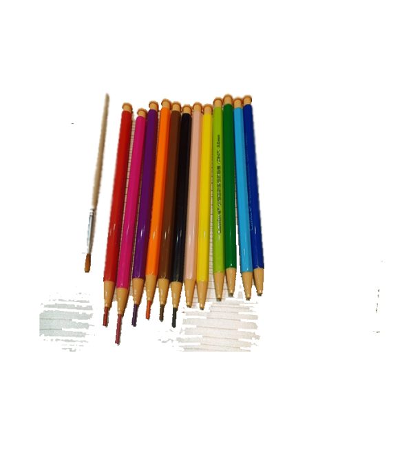مداد رنگی فشاری و آبرنگی 12 رنگ | فروشگاه اینترنتی ایران‌ بُنک