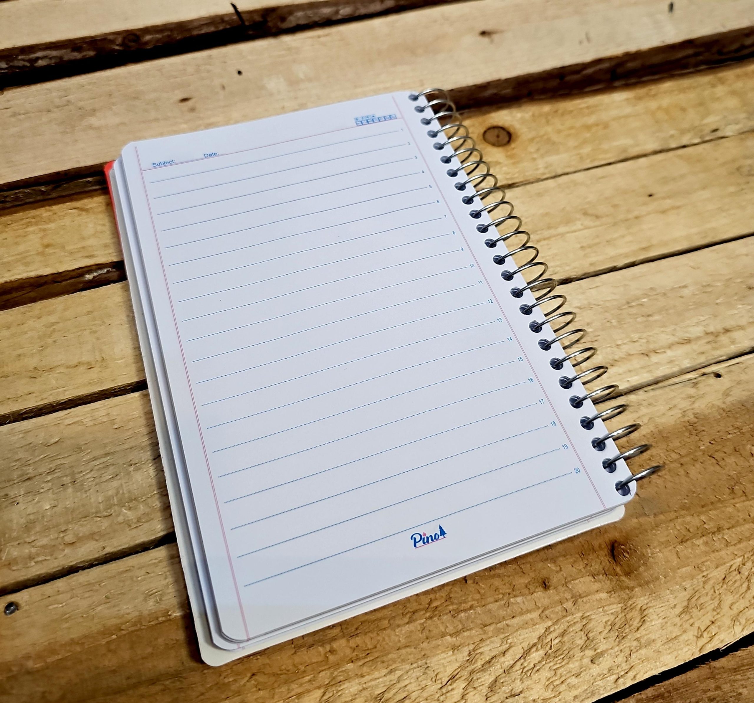 دفترچه یادداشت ۱/۸ فنر بغل استریپ