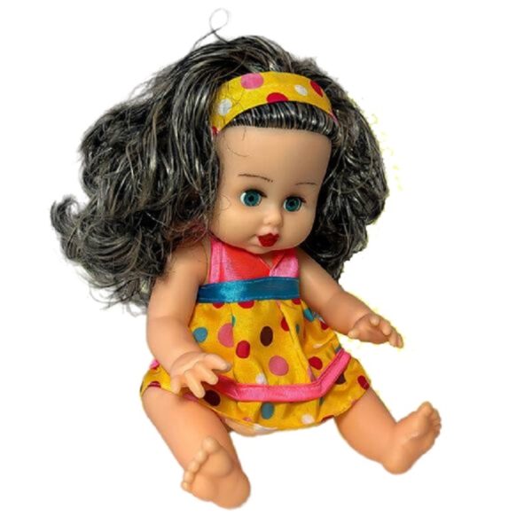May May musical meat doll with curly hair