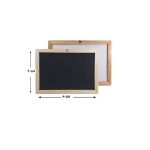 Blackboard and whiteboard