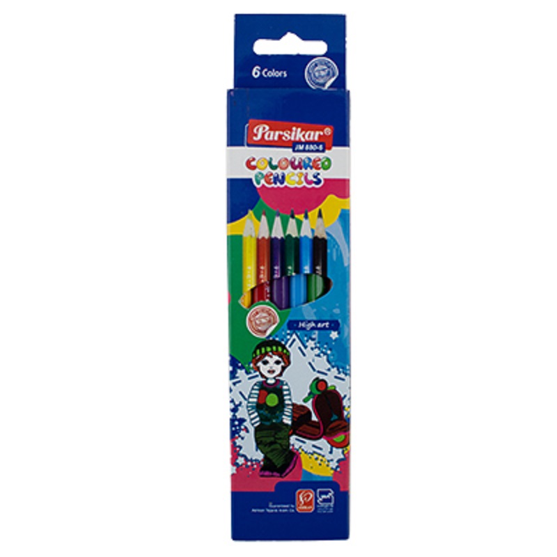 6 color Parsikar colored pencils