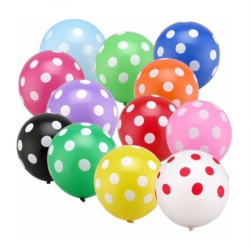 Colorful spotted balloon