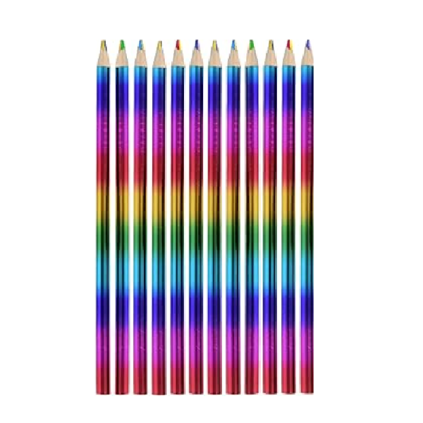 مداد چهار رنگ بدنه رنگین کمان | فروشگاه اینترنتی ایران‌ بُنک