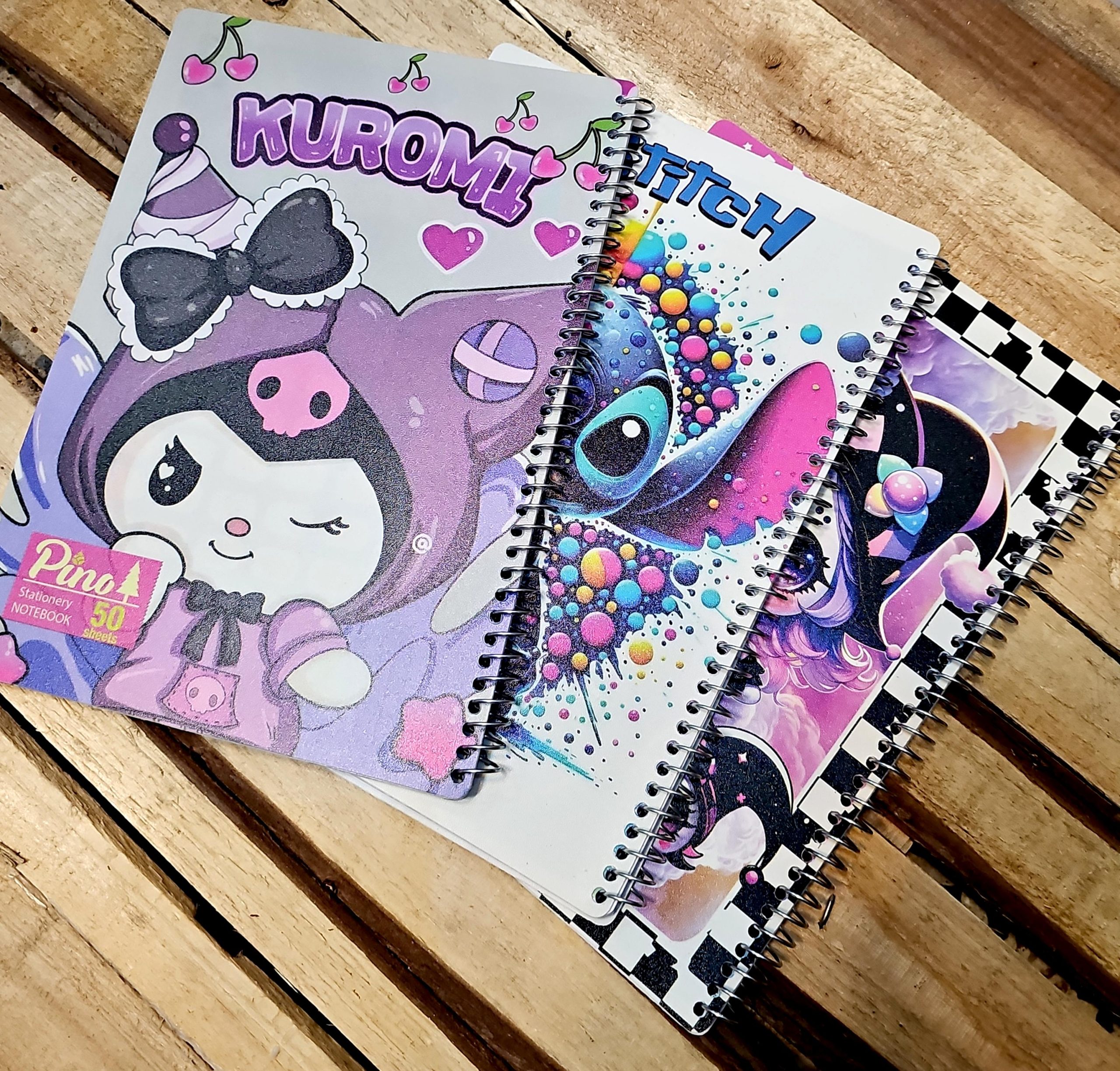 دفتر 50 برگ خط دار تک سیم