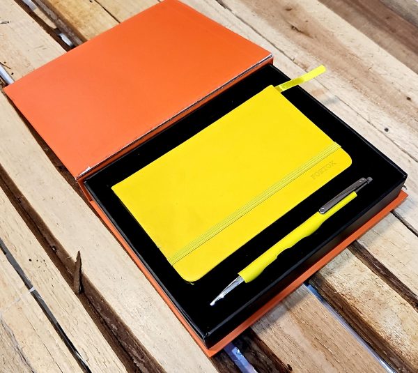 ست هدیه خودکار و دفترچه یادداشت برند PORTOK