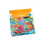 مداد رنگی 24 رنگ کسری جعبه مقوایی